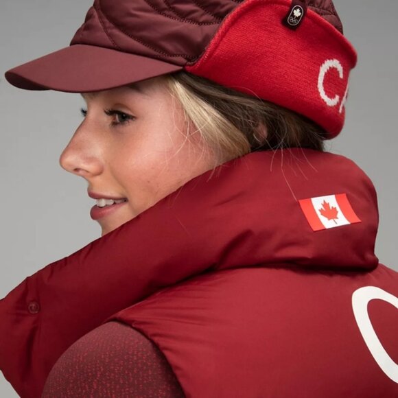 Lululemon Team Canada 22 Women's Transformable Parka Vest COC Logo - Picture 4 of 16
